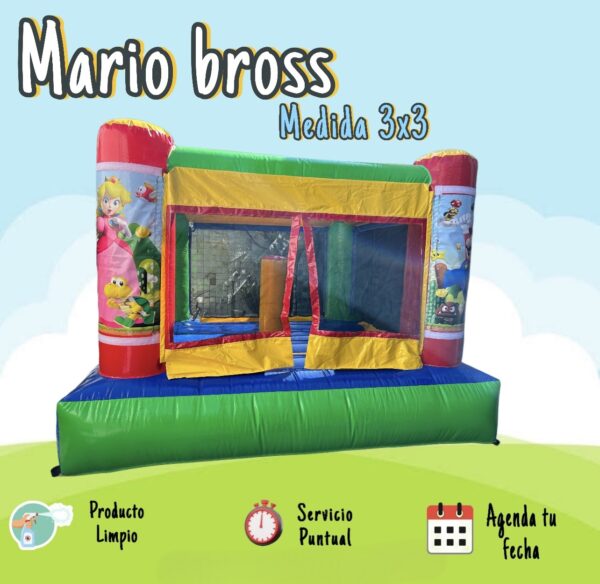 Renta de brincolín mario bross